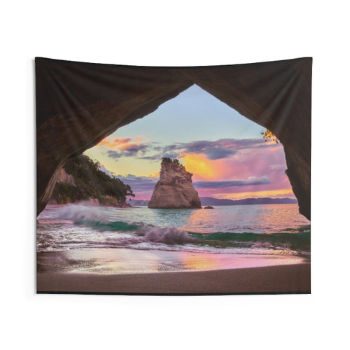Cathedral Cove Sings New Zealand Landscape Tapestry