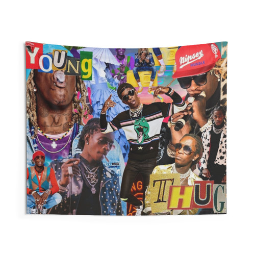 Young Thug Greatest Hits Collage Tapestry