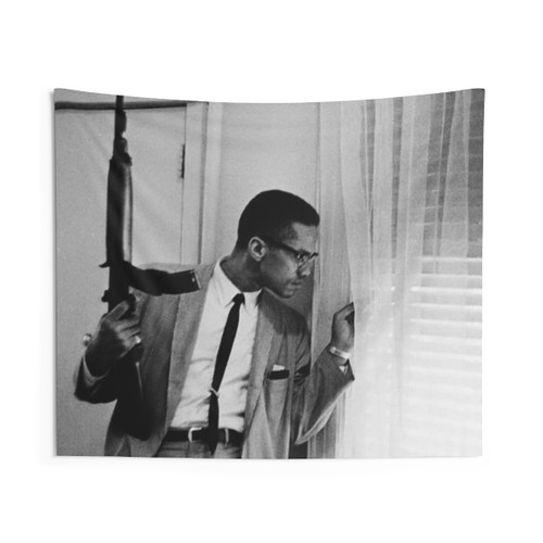 Vintage Malcolm With Gun Tapestry