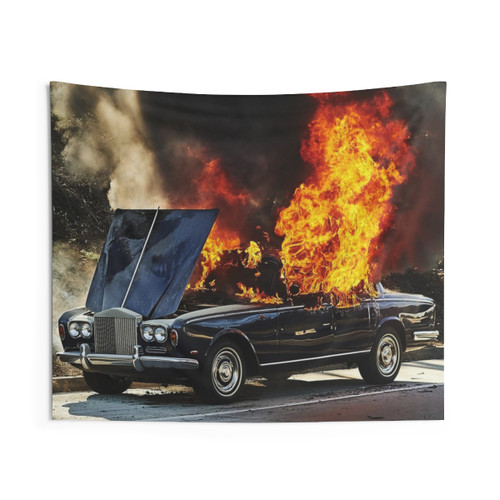 Portugal. The Man Woodstock Themed Tapestry