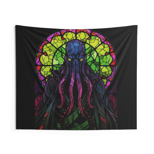 Stained Glass Mindflayer Tapestry