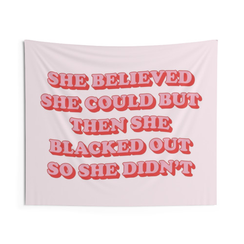 College Party Blackout Tapestry