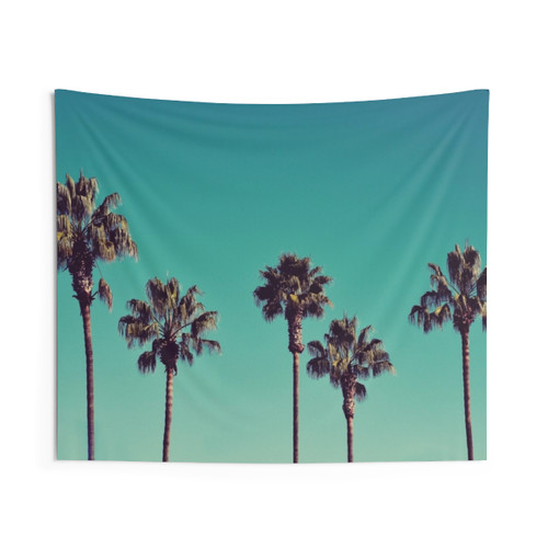 California Palm Trees Tapestry Wall Hanging