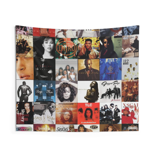90s R&B Themed Tapestry Wall Hanging