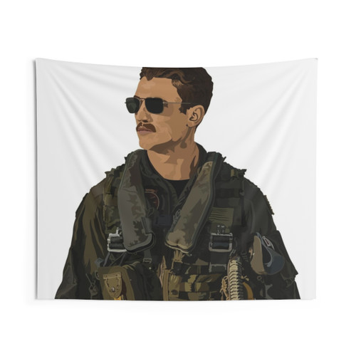 Rooster Top Gun Maverick Tapestry