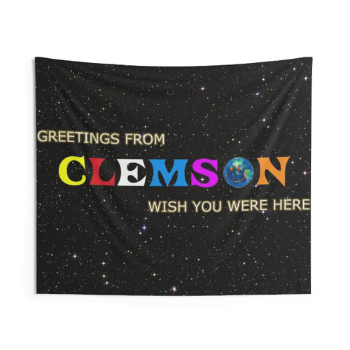 Clemson Tigers Tapestry for College Dorm Decor