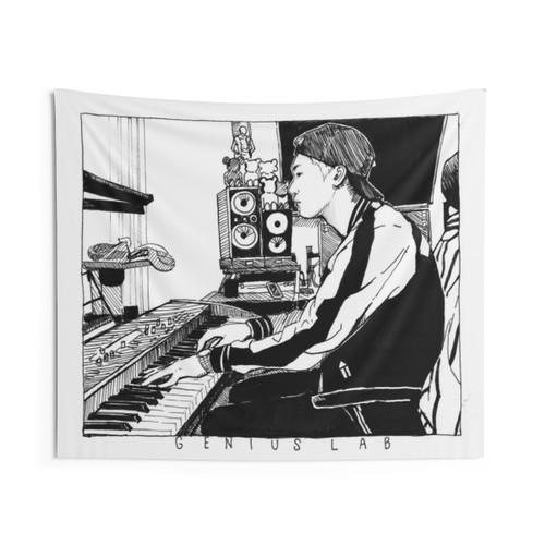 Genius Lab inktober BTS Tapestry