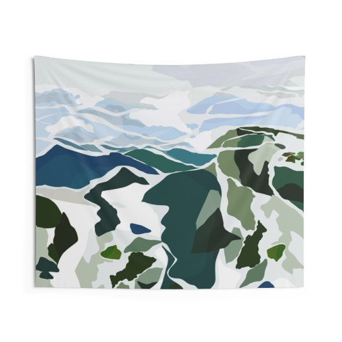 Green Mountains Landscape Tapestry