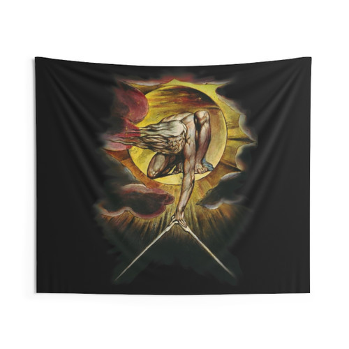 The Ancient of Days Tapestry featuring William Blake's famous etching