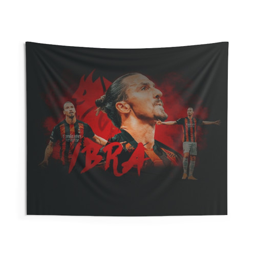 Zlatan Ibrahimovic AC Milan Soccer Tapestry