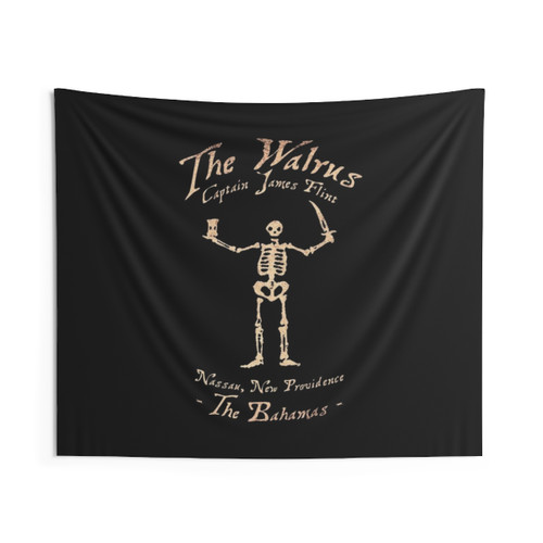 Black Sails Walrus Tapestry
