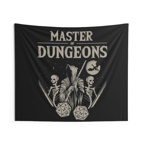 Master of Dungeons Tapestry featuring fantasy elements