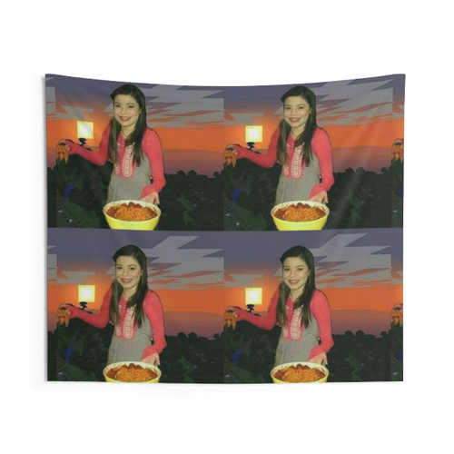 Spaghetti Taco Meme Tapestry Wall Hanging