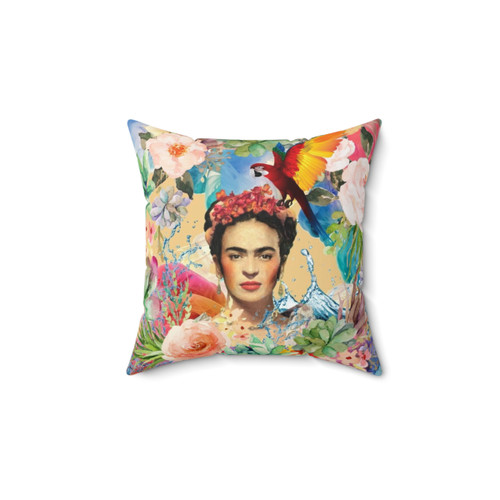 Frida Kahlo Inspired Decorative Pillow