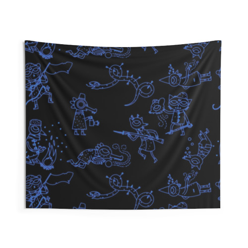 Night in the Woods Constellation Tapestry