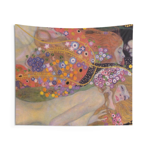 Gustav Klimt Water Serpents II Art Nouveau Tapestry