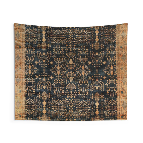 Antique North Indian Rug Print Tapestry