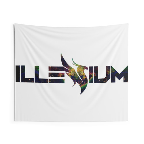 Vibrant Phoenix Tapestry for Rave and EDM Enthusiasts