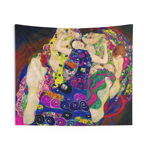 Gustav Klimt The Virgins Tapestry