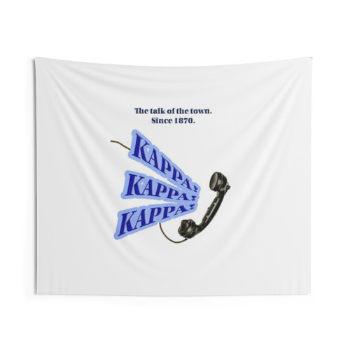 Retro KKG Sorority Gamma Tapestry