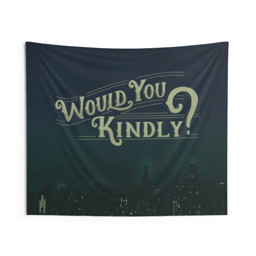 Moody Water Tapestry with Bioshock Game Quotes
