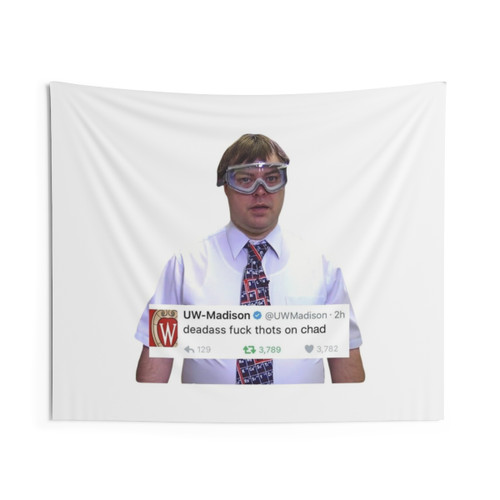 UW Madison Badgers Tweet & Meme Tapestry