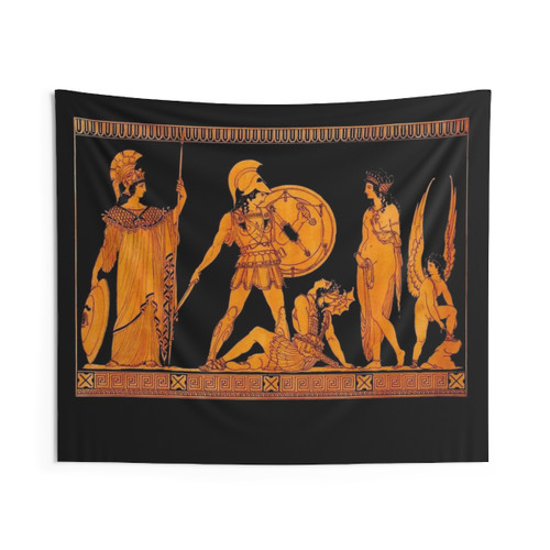 Ancient Greek Mythology Themed Tapestry Wall Art