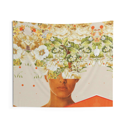 SuperFlowerHead Floral Tapestry