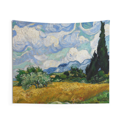 Vincent van Gogh Wheat Field with Cypresses Tapestry