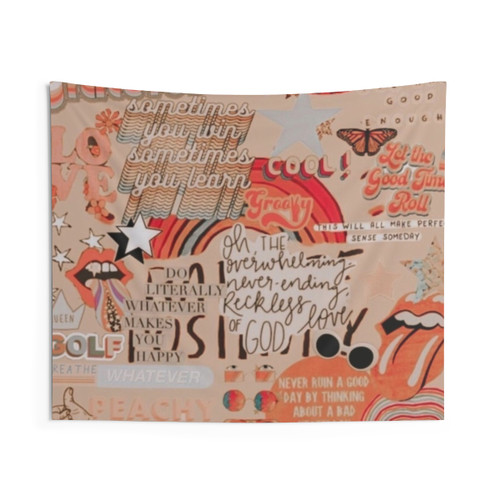 VSCO Collage Aesthetic Tapestry