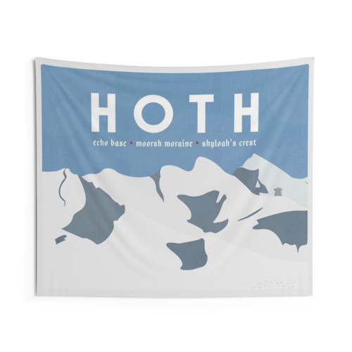 Galactic Travel Hoth Tapestry