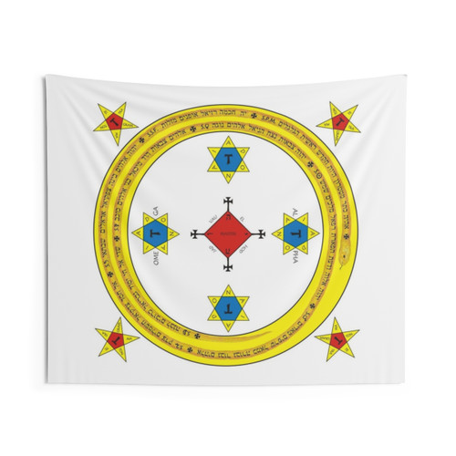 Goetia Demon Circle Mathers & Crowley Tapestry
