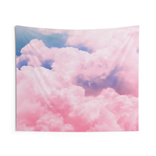 Candy Sky Tapestry - Romantic Abstract Wall Hanging