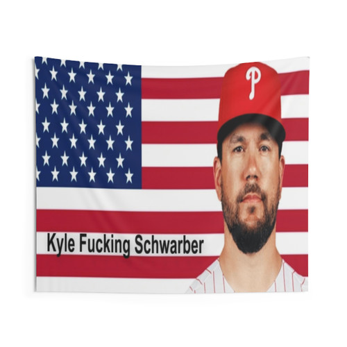 Phillies Schwarber Tapestry