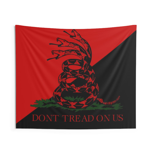 Anarcho-Communist Don't Tread on Us Tapestry