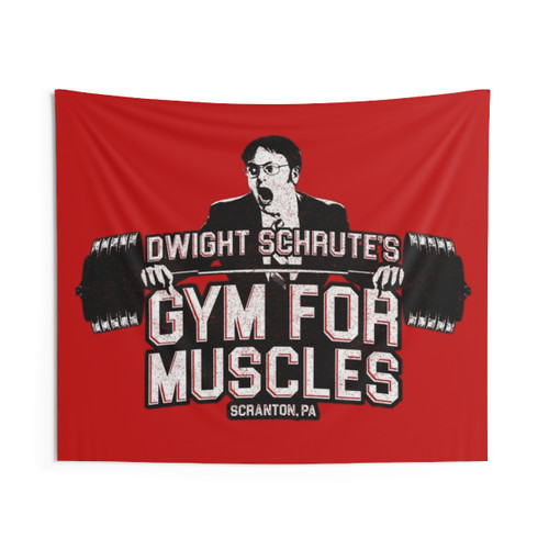 Dwight Schrute's Gym for Muscles Tapestry