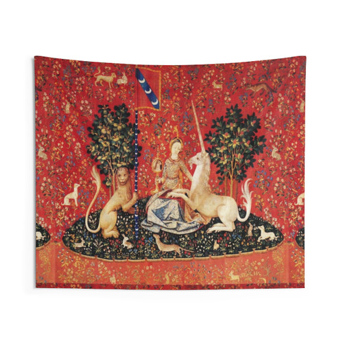 Fantasy Flowers & Animals Tapestry