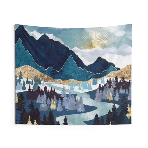 Valley Sunrise Landscape Tapestry