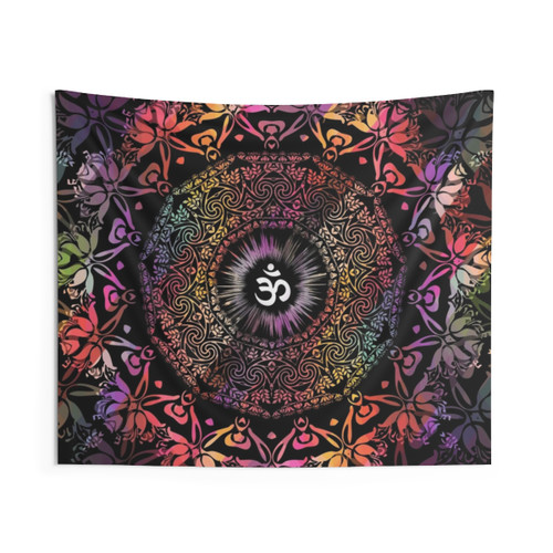 Zen Mandala Tapestry for Meditation and Spiritual Decor
