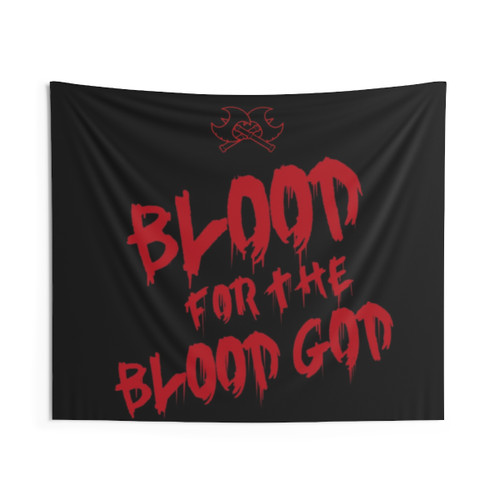 Khorne Chaos God Graffiti Fantasy Tapestry