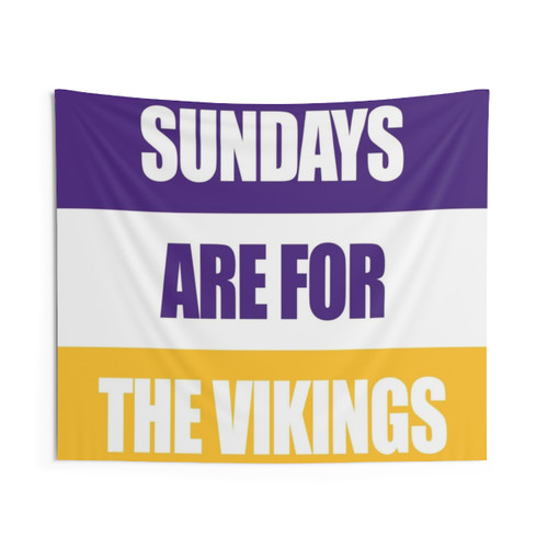 Sundays Are For The Vikings Tapestry