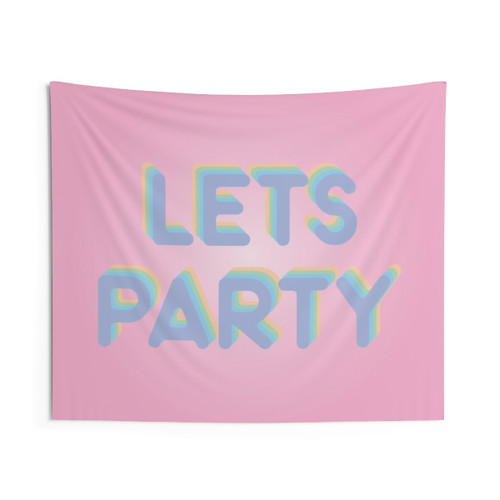 Colorful Party Tapestry for Dorm, Apartment & Home