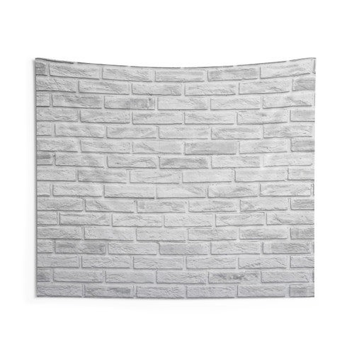 White Brick Wall Tapestry - Textured Home Decor