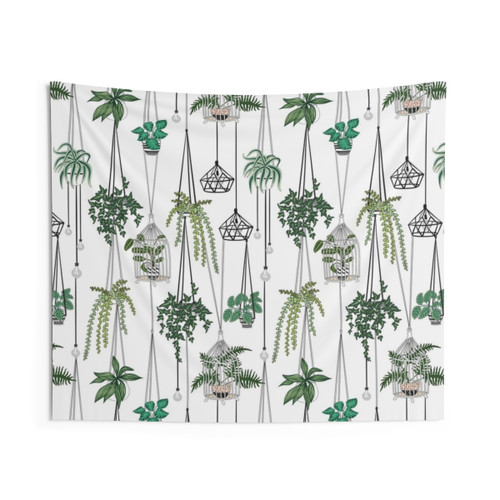 Hanging Pots Pattern Tapestry