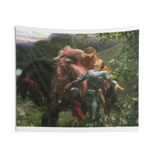 La Belle Dame sans Merci Tapestry by John William Waterhouse