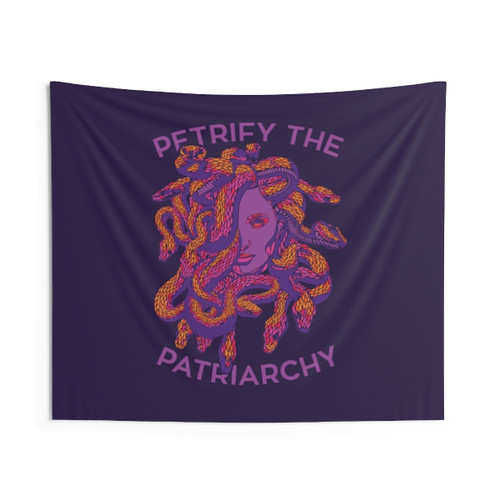 Mythical Medusa Tapestry - Petrify The Patriarchy