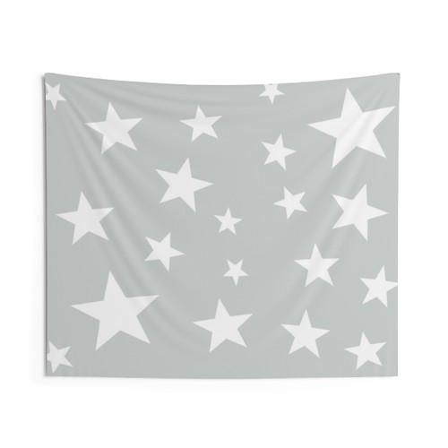 Star Spangled Grey Abstract Tapestry