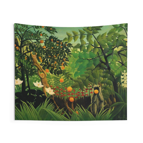 Henri Rousseau Exotic Landscape 1910 Tapestry