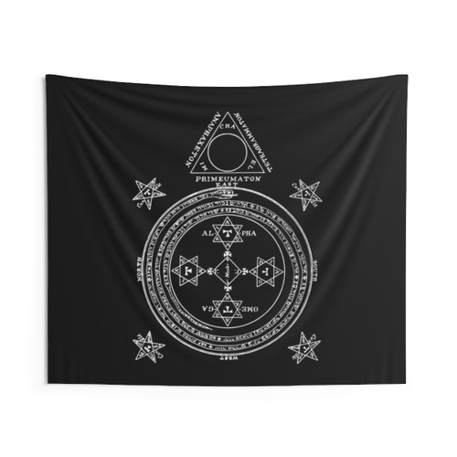 Goetia Circle of Solomon Grimoire Tapestry
