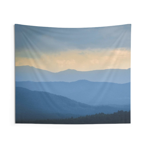 Blue Ridge Mountains Sunset Tapestry